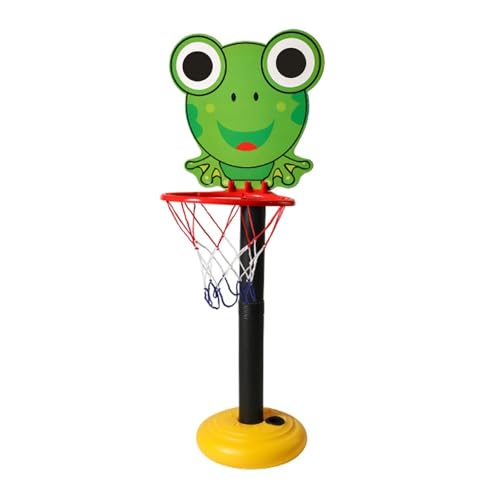 Compatible with Motorikspielzeug Mini, verstellbar, Basketballkorb am Pool mit, für und Mädchen, Outdoor-Spielzeug für Spiele im Garten, Basketball-Spielzeug für Kleinkindspielzeug (Green, One Size) von Generisch