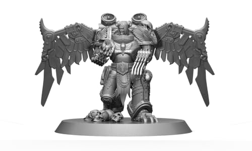 Corvus Corax Primarch of Raven Guard personalisiert von W40k Chaos Spacemarines 3D Harz Miniatur-Miniaturwaage von Generisch