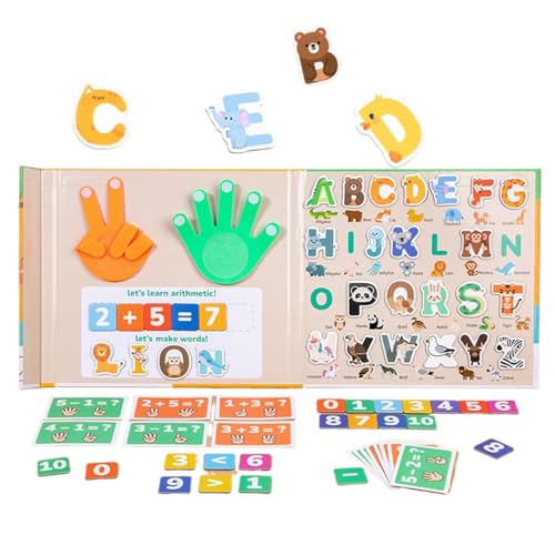 Counting Toys, Activity Set, 10.24x9.57x0.79 inches, Preschool Learning with Letters and Game Cards, Educational Girls, Classroom Kindergarten Birthday Easter Early Math Alphabet Counting Toys, Activity Set, 10.24x9.57x0.79 inches, Preschool Learning with Letters and Game Cards, Educational Girls, Classroom Kindergarten Birthday Easter Early Math Alphabet von Generisch