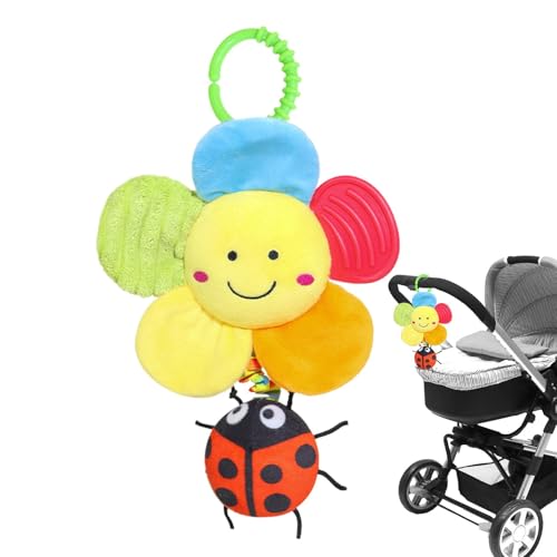 Crib für Tiere um ein Nickerchenspielzeug, Hangorables Spielzeug für Kinderwagen, Reiseaktivitäten Plush Plush Animal Wind Chime | Babyschale für die Haut für Arsch, Wiege und Segg von Generisch