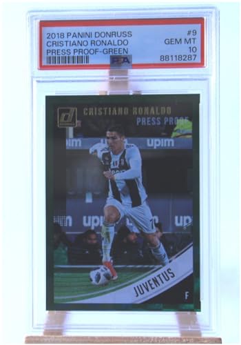 Cristiano Ronaldo Stürmer Juve Panini Donruss 2018 Fußball Sammelkarte PSA 10 von Generisch