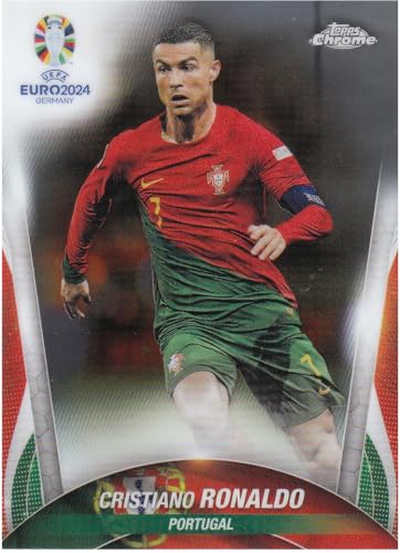 Cristiano Ronaldo Stürmer Portugal Topps Chrome Euro 2024 Fußball Sammelkarte 7 von Generisch