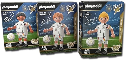 DFB Stars Update-Set mit Toni Kroos, Maximilian Mittelstädt und Jonathan Tah zur Fußball EM 2024 in Deutschland - Limitierte Auflage von Generisch