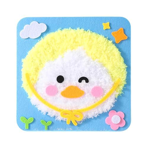 DIY Handwerk Für Die Erwachsenenfotografie DIY-Stickerei-Puppenset für Kinder, Näh- Bastelset, leicht durchzuführende Cartoon-Tier-Nähprojekte, Garnbrett, Kunsthandwerk Für Kinder 4-6 (Sky Blue, A) DIY Handwerk Für Die Erwachsenenfotografie DIY-Stickerei-Puppenset für Kinder, Näh- Bastelset, leicht durchzuführende Cartoon-Tier-Nähprojekte, Garnbrett, Kunsthandwerk Für Kinder 4-6 (Sky Blue, A) von Generisch