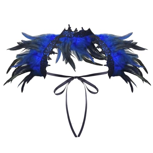 Damen Spitze Federschal Kostüm Damen Vintage Feder Schal Umhänge Schulterumhang Cape Gothic Feder Kostüm Karneval Kostüm Samba Kostüm Fasching Maskerade 2025 Damen Spitze Federschal Kostüm Damen Vintage Feder Schal Umhänge Schulterumhang Cape Gothic Feder Kostüm Karneval Kostüm Samba Kostüm Fasching Maskerade 2025 von Generisch