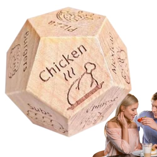 Datums-/Nacht-Würfel für Paare, Datum, Nacht, Holz-Film, Liebe, Entscheidungswürfel für Freund, Freundin, 12-seitige Paar-Entscheidungswürfel, Ehemann und Ehefrau, Date-Nacht für Sie und Ihn Datums-/Nacht-Würfel für Paare, Datum, Nacht, Holz-Film, Liebe, Entscheidungswürfel für Freund, Freundin, 12-seitige Paar-Entscheidungswürfel, Ehemann und Ehefrau, Date-Nacht für Sie und Ihn von Generisch