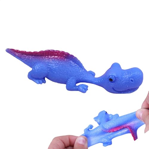 Dehnbares Dinosaurier-Zappelspielzeug | Flick Gummitiere,Kreative schöne Fingerschleuder klebrige Dinosaurier-Fingerspielzeug für Partygeschenke Geburtstagsfeier von Generisch