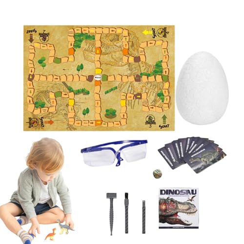 Dino-Ausgrabungsset,Dinosaurier-Eier-Ausgrabungsset | Dinosaurier-Eier Ausgrabung Dinosaurier-Fossilien-Eier | Entdecken Sie Egg Toys, Lernspielzeug, wissenschaftliches Experimentierset für Kinder von Generisch