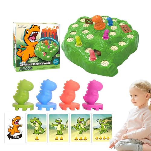 Dinosaurier-Brettspiel, Dinosaurier-Fluchtspiel - Lustiges interaktives Escape-Game-Spielzeug - Aktivitätsspielzeug für die frühe Entwicklung für Kinder im Kindergarten, Klassische Bildung von Generisch