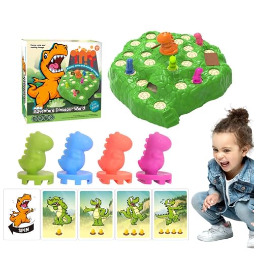 Dinosaurier-Brettspiel, Dinosaurier-Fluchtspiel | Lustiges interaktives Escape-Game-Spielzeug - -Lernspielzeug für Kinder, Aktivitätsspielzeug für die frühe Entwicklung zum Geburtstag von Generisch