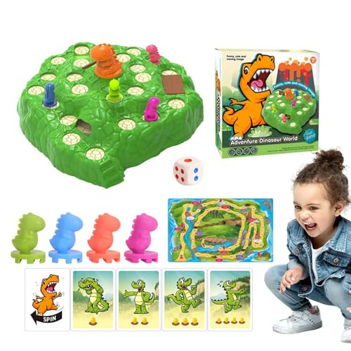 Dinosaurier-Fluchtspiel, glückliches Dinosaurier-Spiel, Lustiges Escape-Tischspielspielzeug, Sensorisches Lernspielzeug für Kinder, Logikspiel, STEM-Bildung von Generisch