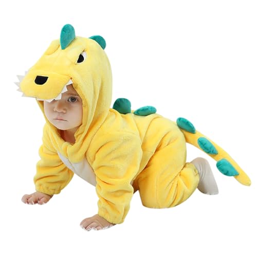 Dinosaurier Kostüm Kinder, Kostüm Kleinkind Dino Kostüm Kinder Jungen Faschingskostüme Baby Baby Overall Winter Strampler Für Baby-Jungen Hasenkostüm Kinder Kostüm 92 Baby Schlafanzug Halloween von Generisch