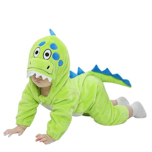 Dinosaurier Kostüm Kinder Strampler Junge Faschingskostüme Kinder Dino Karneval Kostüm Baby, Faschingskostüm Baby, Kinder Kostüm Löwen Overall, Schlafanzug Baby, Strampler, von Generisch