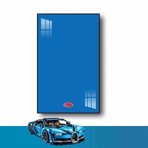 Display Wallboard für Lego 42083 Technic Bugatti Chiron, Erwachsene Sammlerstücke Display Wallboard für Modellauto Sportwagen, ideal für Lego Liebhaber (nur Display Wallboard) von Generisch