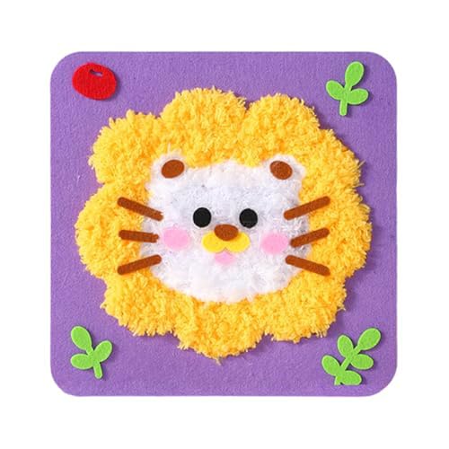 Diy Handwerk Für Erwachsene Wohnkultur DIY-Stickerei-Puppenset für Kinder, Näh- Bastelset, leicht durchzuführende Cartoon-Tier-Nähprojekte, Garnbrett, Tiere, Basteln Malen Mädchen 8 Jahre (Purple, A) Diy Handwerk Für Erwachsene Wohnkultur DIY-Stickerei-Puppenset für Kinder, Näh- Bastelset, leicht durchzuführende Cartoon-Tier-Nähprojekte, Garnbrett, Tiere, Basteln Malen Mädchen 8 Jahre (Purple, A) von Generisch