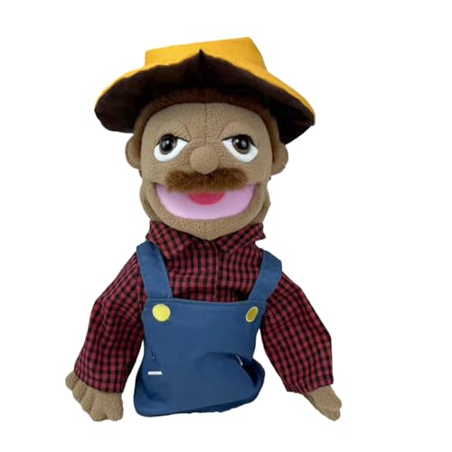 Doktorhandpuppen - Karriere -Handpuppen | Soft Plüschspielzeug gefüllt Handpuppet, Soft Educational Puppets Rollenspielzeug für Geschichtenerzählen, Imaginationsspiel, Treps von Generisch