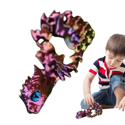 Drachen-Fidget-Spielzeug, -gedruckte Drachen - Mehrzweck-Figuren-, -gedrucktes Spielzeug,Kreative Schreibtischfigur, stressabbauendes Spielzeug für Frauen, Männer, und Mädchen von Generisch