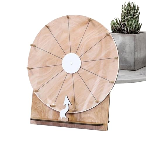 Drehscheibe Für Preise | 28 cm Holz Drehglücksrad,Lösbares Spielzubehör Für Erwachsene Jugendliche Veranstalter Partypromoter Klassenraum Belohnungen Feiertagsfeiern Familientreffen Drehscheibe Für Preise | 28 cm Holz Drehglücksrad,Lösbares Spielzubehör Für Erwachsene Jugendliche Veranstalter Partypromoter Klassenraum Belohnungen Feiertagsfeiern Familientreffen von Generisch