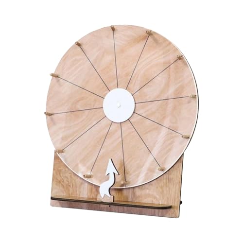 Drehscheibe Für Preise | 28 cm Holz Roulette Glücksrad - Rotierende Partyzubehör Für Kinder Erwachsene Geburtstag Klassenzimmer Belohnungsspiele Veranstalter Messen Karneval Drehscheibe Für Preise | 28 cm Holz Roulette Glücksrad - Rotierende Partyzubehör Für Kinder Erwachsene Geburtstag Klassenzimmer Belohnungsspiele Veranstalter Messen Karneval von Generisch