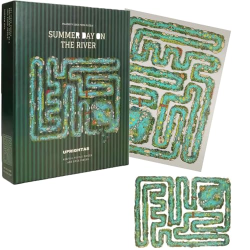 Edge Piece Puz zle Spiel, einzigartiges Fluss-Themen-Stück Jigsaw Puz zle Kit, Sommertag am Fluss Kunst, Themed Puz zle, Spaß, herausforderndes Spiel für Familie Edge Piece Puz zle Spiel, einzigartiges Fluss-Themen-Stück Jigsaw Puz zle Kit, Sommertag am Fluss Kunst, Themed Puz zle, Spaß, herausforderndes Spiel für Familie von Generisch