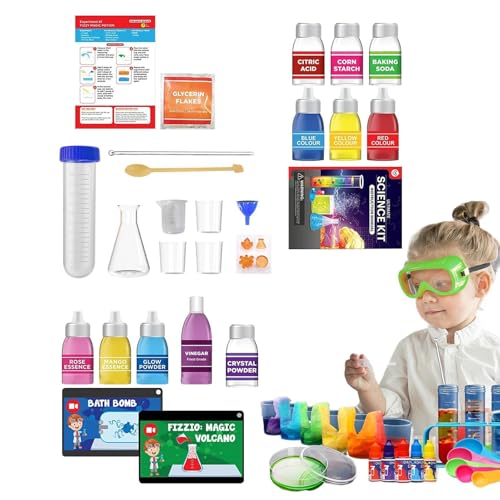 Educational Science Kit, Lab Experiment Toys for Kids, Preschool Stem Learning Set, Science Activity, Hands- Science Projects, Scientific Experiments for Kids, Science Set for Children von Generisch