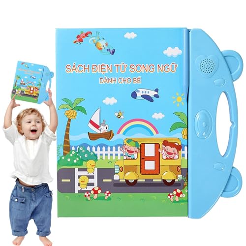 Educational Sound Toy for Children, Electronic Pronunciation Learning Tool, Interactive Phonetic Book for, Toddler Learning Tool with Sound, Preschool Sound Talking Book von Generisch