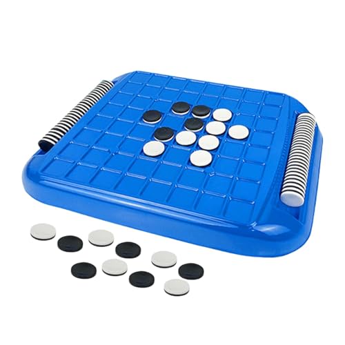 Educational Toys Chess Game, 2-Player Reversi Brain Teaser, Travel Chess Set, Educational Toy for Improve Hand-Eye Coordination, About 26.5x4x35cm Size, Sturdy ABS von Generisch