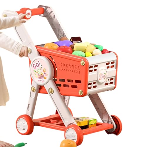 Einkaufswagenspielzeug-Kindertrolley spielt auf Rollenspiele und Sortierung mit Küchenzubehör für Baby, , Mädchen, Schule und so, als würde sie im Alter von 1-3+ 17,64 Zoll Spielen Einkaufswagenspielzeug-Kindertrolley spielt auf Rollenspiele und Sortierung mit Küchenzubehör für Baby, , Mädchen, Schule und so, als würde sie im Alter von 1-3+ 17,64 Zoll Spielen von Generisch
