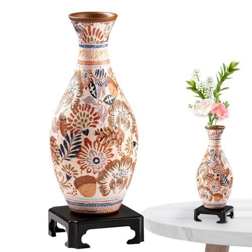 Einzigartige Blumenvase, Blumenvasen-Puzzle-Spielzeugset, kreatives Vasen-Puzzle mit 160 gebogenen Puzzleteilen für Kinder, Erwachsene und Freunde von Generisch