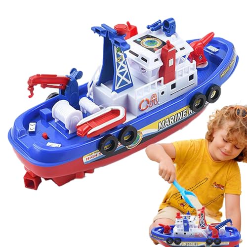 Elektro Rettungspikat - Batteriebetriebenes Feuerlöschboot mit Wasserspray, Musik, Beleuchtung | Mobiles Spielzeug für die kleinsten Funktionen im Wasser, Bad, Pisci- Elektro Rettungspikat - Batteriebetriebenes Feuerlöschboot mit Wasserspray, Musik, Beleuchtung | Mobiles Spielzeug für die kleinsten Funktionen im Wasser, Bad, Pisci- von Generisch