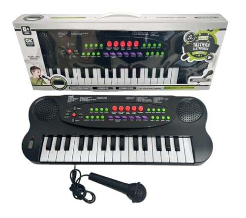 Elektronische Tastatur 32 Tasten Klavier cm 40 Klavier Kinder Piano Tastatur Spielzeug mit Mikrofon 8 rhythmische Basen 8 Simulation Werkzeuge 22 Melodien Aufnahmefunktion Wiedergabe von Generisch