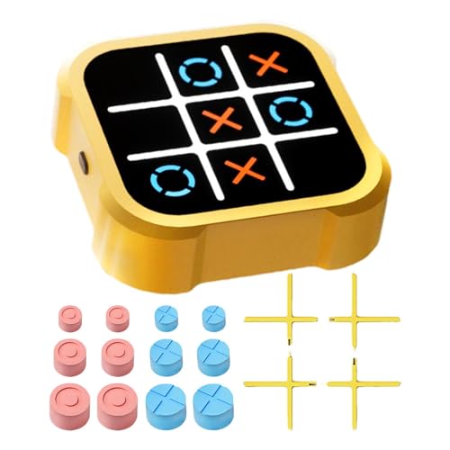 Elektronisches Tic Tac Toes Bolzenspiel | Handheld-Puzzlespielkonsole | Infinites Tic Tac Toes Reisespiele | Klassisches Lernspielzeug | Brettspiel-Fidgets-Spielzeug Für Kinder Und Erwachsene von Generisch