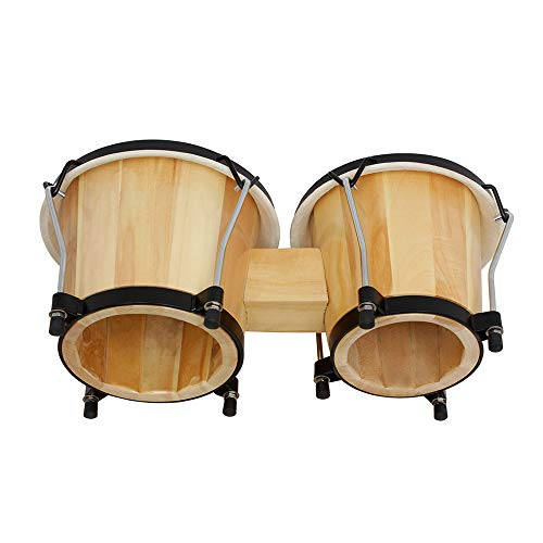 英语 Englisches Holz Bongo Schlagzeug Set für Kinder und Musikliebhaber, kompakte kubanische Trommeln mit natürlichem Schaffellkopf, perfekt für Rhythmustraining und Percussion-Enthusiasten, inklusive 英语 Englisches Holz Bongo Schlagzeug Set für Kinder und Musikliebhaber, kompakte kubanische Trommeln mit natürlichem Schaffellkopf, perfekt für Rhythmustraining und Percussion-Enthusiasten, inklusive von Generisch