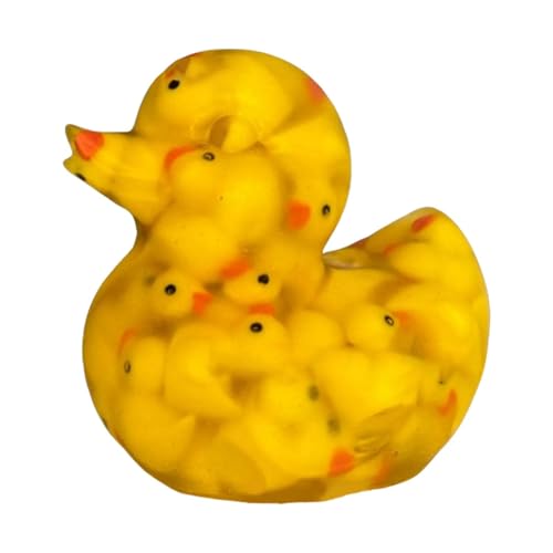 Enten Badespielzeug, kleine Harzenten - Schwimmende kleine Ente, Spielzeug für Kinder, Badewannenente - Miniatur-Entenfiguren, Enten im Entendekor für Kinder, Kleinkinder, Mädchen von Generisch