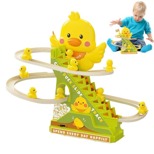 Entenklettern Spielzeug Tøddlers-Electric Slide Racer Mit 6 Gelben Enten, 15 Songs, Interaktiver Treppenstrecke, Bildungsspielzeug Für Bildungsmotor Für 1-3 Jahre 1-3 Entenklettern Spielzeug Tøddlers-Electric Slide Racer Mit 6 Gelben Enten, 15 Songs, Interaktiver Treppenstrecke, Bildungsspielzeug Für Bildungsmotor Für 1-3 Jahre 1-3 von Generisch