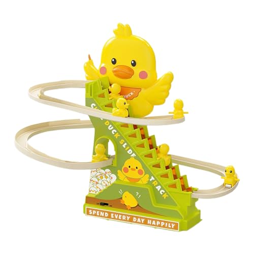 Entensteigertreppe | Little Duck Track Slide Toy | Elektrische Entenkletterstrecke Racer Track | Pädagogische interaktive Tier -Cartoon -Rennspaß für die Geburtstagsfeier für Kindertagesstätten Entensteigertreppe | Little Duck Track Slide Toy | Elektrische Entenkletterstrecke Racer Track | Pädagogische interaktive Tier -Cartoon -Rennspaß für die Geburtstagsfeier für Kindertagesstätten von Generisch