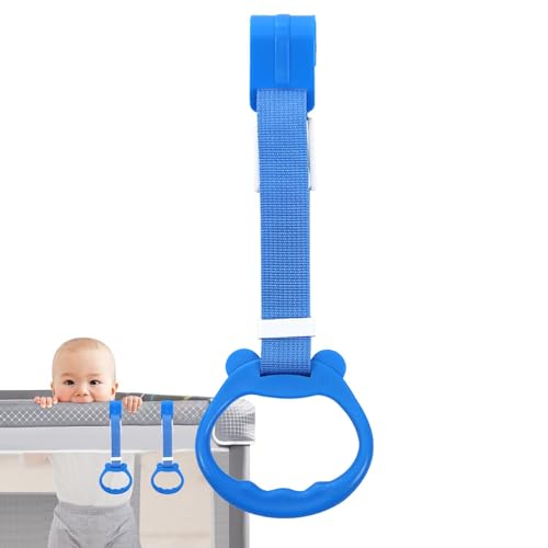 Ergonomic Playpen Pull up Rings for Babies, Colorful Baby Walking Helper Crib Handles, Enhances Grasping and Pulling Skills for Boys and Girls, Ideal Practice Tool for Standing von Generisch