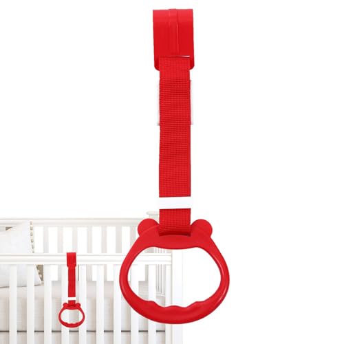 Ergonomic Playpen Pull up Rings for Babies, Colorful Baby Walking Helper Crib Handles, Enhances Grasping and Pulling Skills for Boys and Girls, Ideal Practice Tool for Standing von Generisch