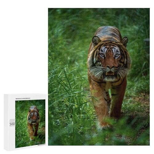 Exotic Tiger 500 Teile Set Holzpuzzle - Nachhaltiges Holzmaterial, perfekter Indoor-Spaß für Paare Exotic Tiger 500 Teile Set Holzpuzzle - Nachhaltiges Holzmaterial, perfekter Indoor-Spaß für Paare von Generisch