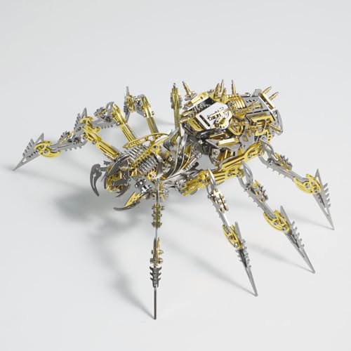 FCCGEAR Metall 3D Metall Puzzles für Erwachsene, Spider Demon King Metall Puzzles Modellbausätze DIY 3D Zusammenbau Puzzles Modellbausätze für Geburtstag, Weihnachten von Generisch