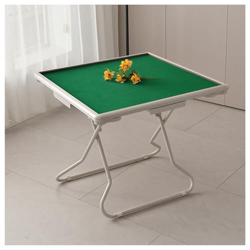 Faltbarer Spieltisch mit Getränkehaltern und Schublade für Mahjong, Domino, Poker und Kartenspiele Faltbarer Spieltisch mit Getränkehaltern und Schublade für Mahjong, Domino, Poker und Kartenspiele von Generisch