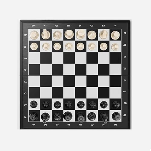 Faltbares magnetisches Schach-Set, 32-teilig, klein und tragbar, mit Stauraum im Brett, perfekt für Familie und Reisen, groß (81,3 x 81,3 cm) von Generisch