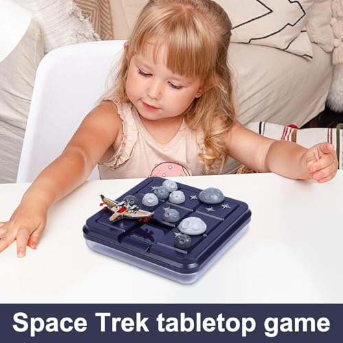 Familienbrettspiele, Schiebepuzzle | Einzigartige interaktive Familienspiele,Challenge Intelligence Series Cosmic Trek Tischspiel, Schiebeblock-Puzzle, Lernspielzeug für Kinder für Familientreffen von Generisch