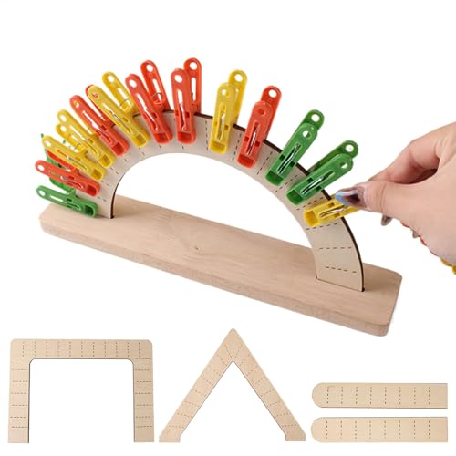 Farbanpassungsspiel für Kinder, Farbanpassungs-Sensorikspielzeug - Kognitives Lernspielzeug für Kinder - Feinmotorik-Spielzeug für Kinder, buntes Clips-Matching-Spielset, Form-Farb-Matching-Spielzeug von Generisch