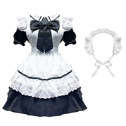 Fasching für Damen, Halloween-Kostüm, Oktoberfestkleid, Bier, deutsches Dirndlkleid, traditioneller bayerischer Karneval, Party, niedliches Lolita-Kostüm, französisches Dienstmädchen-Kostüm, von Generisch