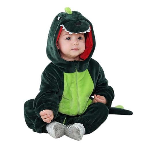 Faschingskostüme Kinder Strampler Junge Dinosaurier Kostüm Kinder Dino Dino Kostüm Kinder, Karneval Kostüm Baby, Overall Baby Winter, Kostüm Kleinkind, Baby Overall Winter, von Generisch