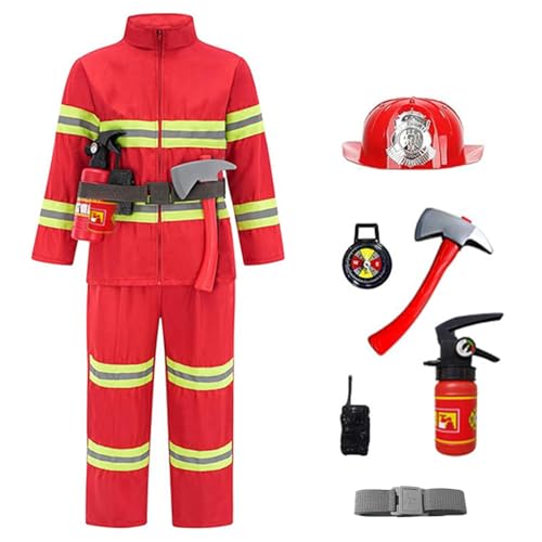 Feuerwehr Kostüm Kinder, Faschingskostüme Damen, Feuerwehrmann Kostüm Kinder, Karneval Kostüm Kinder Mädchen, Feuerwehr Kostüm 98, Kostüm Kinder Jungen, Feuerwehr Kleidung, Karneval Kostüm Kinder, von Generisch