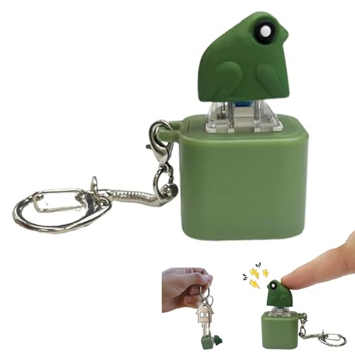 Fidget Clicker Adult Sound and Light Sensory Toy Frog Ornament Keyboard Key Chain Stress Relief Fun Focus Game for Youth Students Workplace Classroom Travel Portable Sensory Aid Fidget Clicker Adult Sound and Light Sensory Toy Frog Ornament Keyboard Key Chain Stress Relief Fun Focus Game for Youth Students Workplace Classroom Travel Portable Sensory Aid von Generisch