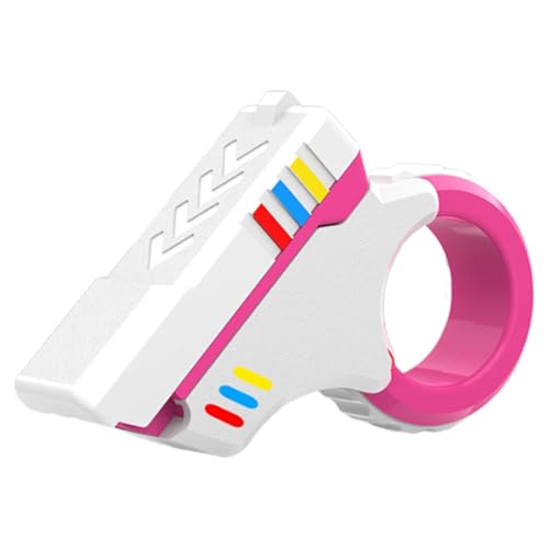 Fidget Slider 3D-gedrucktes Fidget-Spielzeug-Gadget, tragbares 3D-gedrucktes Schiebe-Fidget-Spielzeug, farbenfroher, lustiger Finger-Fidgets-bedruckter Spinner für die Heimreise von Generisch