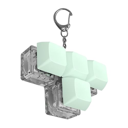 Fidget Spielzeug für Tastatur, Schlüsselanhänger Fidget für Tastatur - Leuchtendes Spielzeug für Baumtester mit 4 Tasten, Sensorisches Spielzeug, Schlüsselanhänger, Baumtester Entspannungsspielzeug Fidget Spielzeug für Tastatur, Schlüsselanhänger Fidget für Tastatur - Leuchtendes Spielzeug für Baumtester mit 4 Tasten, Sensorisches Spielzeug, Schlüsselanhänger, Baumtester Entspannungsspielzeug von Generisch